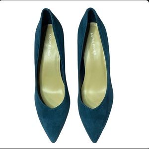 Marc Fisher -Teal 2.5” Heel Pumps - Size 8.5 - EUC